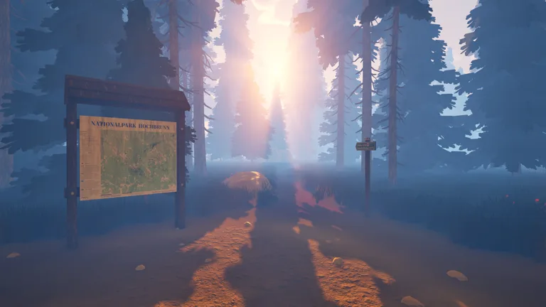 Moody trailhead at the start of the trek.